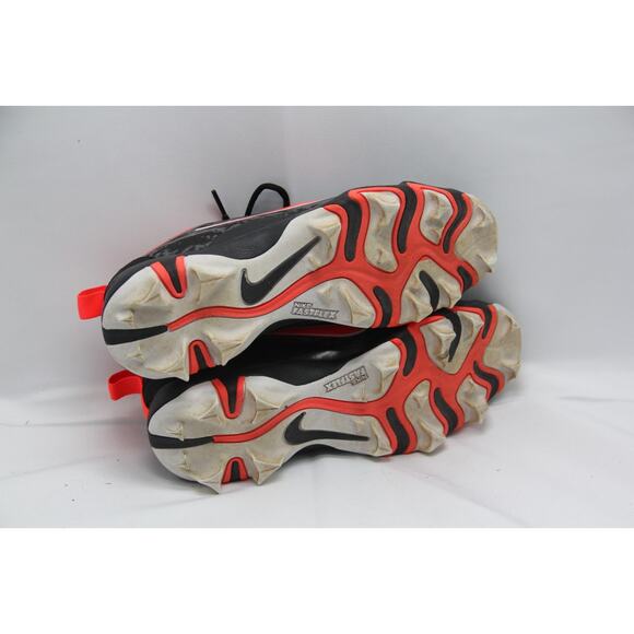 Nike FastFlex Baseball Softball Soccer Cleats Womens 7.5 Black Orange AR0996-016 - Picture 6 of 7